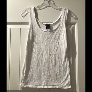 🌼3/$10🌼 Ann Taylor white tank top XS
